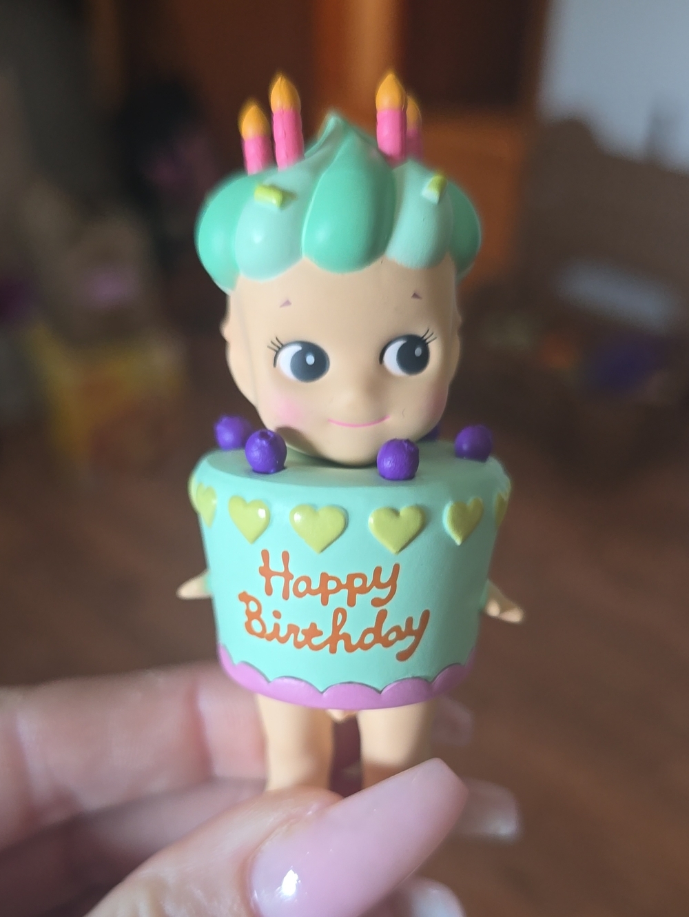 Sonny Angel Blueberry Bday Cake Authentic
